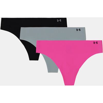 Women'S Panties Under Armour Ua Pure Stretch Ns Thong (3pcs) - Women'S Xs Women'S Panties Under Armour Ua Pure Stretch Ns Thong (3pcs) - Women'S Xs