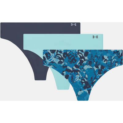 Women'S Panties Under Armour Ua Pure Stretch Ns Nov Thong - 3pk - Women'S Xs Women'S Panties Under Armour Ua Pure Stretch Ns Nov Thong - 3pk - Women'S Xs