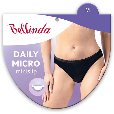 Bellinda Daily Micro Slip - Dámske Nohavičky S Čipkou - Telová Čierna M Bellinda Daily Micro Slip - Dámske Nohavičky S Čipkou - Telová Čierna M
