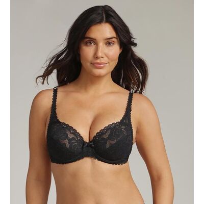Playtex Rcs Flower Elegance Underwire Bra - Dámska Čipkovaná Podprsenka S Kosticou - Čierna Čierna 85 B Playtex Rcs Flower Elegance Underwire Bra - Dámska Čipkovaná Podprsenka S Kosticou - Čierna Čierna 85 B