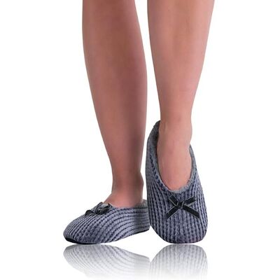 Bellinda Home Shoes - Domáce Papuče - Sivá Tmavočervená 36-37 Bellinda Home Shoes - Domáce Papuče - Sivá Tmavočervená 36-37
