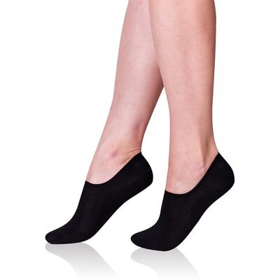 Bellinda Bambus Sneaker Socks - Dámske Ponožky Invisible - Čierna Hnedá 35-38 Bellinda Bambus Sneaker Socks - Dámske Ponožky Invisible - Čierna Hnedá 35-38