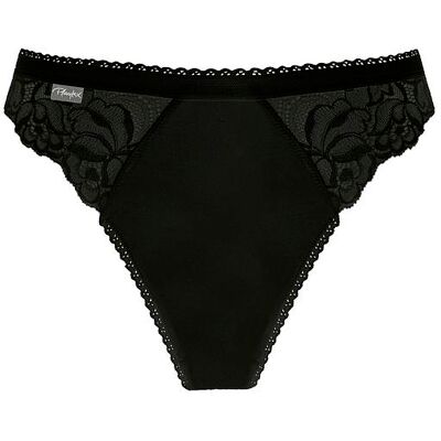Playtex Cotton Feminine Slip 2x - Dámske Nohavičky - Čierna Čierna S Playtex Cotton Feminine Slip 2x - Dámske Nohavičky - Čierna Čierna S