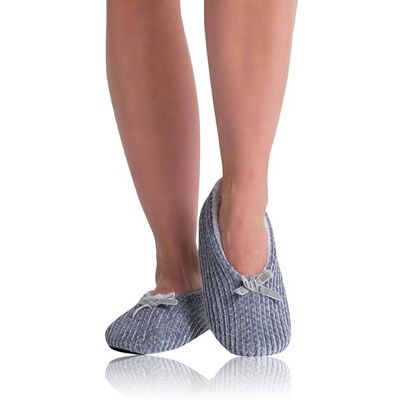 Bellinda Home Shoes - Domáce Papuče - Sivá Tmavočervená 40.5 Bellinda Home Shoes - Domáce Papuče - Sivá Tmavočervená 40.5