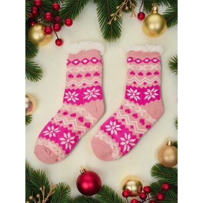 Resti Izolované Vianočné Ponožky Winterjoy Biela 39-42 Resti Izolované Vianočné Ponožky Winterjoy Biela 39-42