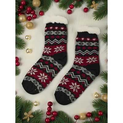 Resti Izolované Vianočné Ponožky Winterjoy Čierna 39-42 Resti Izolované Vianočné Ponožky Winterjoy Čierna 39-42
