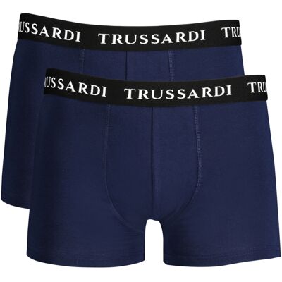 Trussardi Men'S Blue Boxer Modrá M Trussardi Men'S Blue Boxer Modrá M