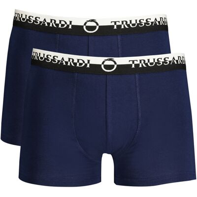 Trussardi Men'S Blue Boxer Modrá M Trussardi Men'S Blue Boxer Modrá M