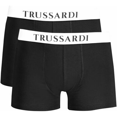 Trussardi Men'S Boxer Black Čierna Xl Trussardi Men'S Boxer Black Čierna Xl