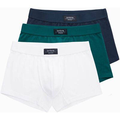 Ombre Basic Men'S Single Color Matching Boxer Shorts With Elastane - 3 Pack Mix Om-Unbb Biela Xxl Ombre Basic Men'S Single Color Matching Boxer Shorts With Elastane - 3 Pack Mix Om-Unbb Biela Xxl