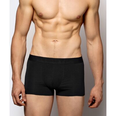 Men'S Bamboo Boxer Shorts Atlantic - Black Čierna M Men'S Bamboo Boxer Shorts Atlantic - Black Čierna M