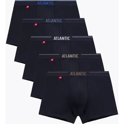 Atlantic 5-Pack Pánske Boxerky Čierna S Atlantic 5-Pack Pánske Boxerky Čierna S