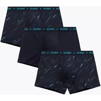 3-Pack Men'S Boxer Shorts Atlantic Čierna Xxl 3-Pack Men'S Boxer Shorts Atlantic Čierna Xxl