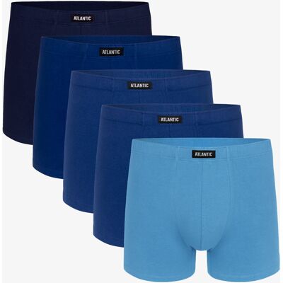 Men'S Boxer Shorts Atlantic 5pack - Shades Of Blue Modrá M Men'S Boxer Shorts Atlantic 5pack - Shades Of Blue Modrá M