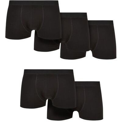 Urban Classics Solid Organic Cotton Boxer Shorts 5-Pack Black+black+black+black+black Čierna 5xl Urban Classics Solid Organic Cotton Boxer Shorts 5-Pack Black+black+black+black+black Čierna 5xl