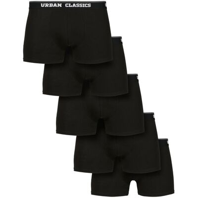 Urban Classics Organic Boxer Shorts 5-Pack Blk+blk+blk+blk+blk Čierna 3xl Urban Classics Organic Boxer Shorts 5-Pack Blk+blk+blk+blk+blk Čierna 3xl
