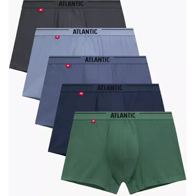 Atlantic 5-Pack Pánske Boxerky Čierna S Atlantic 5-Pack Pánske Boxerky Čierna S