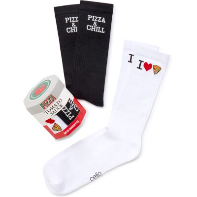 Darčeková Sada Ponožiek Celio Pizza Čierna One Size Darčeková Sada Ponožiek Celio Pizza Čierna One Size