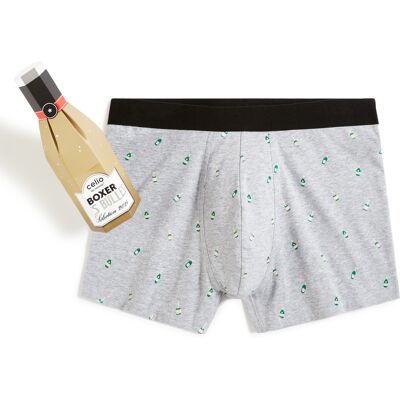 Celio Boxer Shorts In Gift Pack Champagne - Men'S Šedá S Celio Boxer Shorts In Gift Pack Champagne - Men'S Šedá S