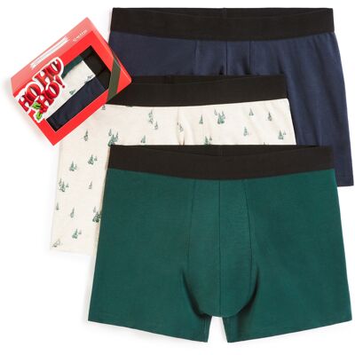 Celio Boxer Box Gift Pack, 3pcs - Men'S Tyrkysová S Celio Boxer Box Gift Pack, 3pcs - Men'S Tyrkysová S