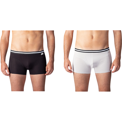 Bellinda Cotton Stretch Boxer 2x - Dvojbalenie Bavlnených Boxeriek - Čierna - Sivá Xl Bellinda Cotton Stretch Boxer 2x - Dvojbalenie Bavlnených Boxeriek - Čierna - Sivá Xl