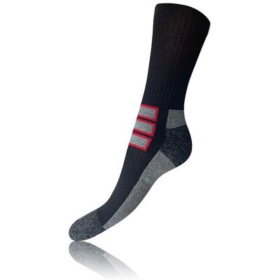 Bellinda Outdoor Socks - Ponožky Pre Turistickú A Pracovnú Obuv - Čierna - Tmavo Červená Čierna 39-42 Bellinda Outdoor Socks - Ponožky Pre Turistickú A Pracovnú Obuv - Čierna - Tmavo Červená Čierna 39-42