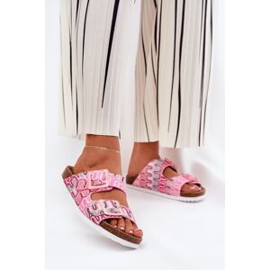 S. Barski Dámske Šľapky S Prackami A Leskom Ružové S.Barski Ružová 39 S. Barski Dámske Šľapky S Prackami A Leskom Ružové S.Barski Ružová 39