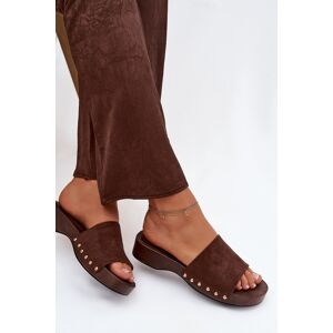 Boto Dámske Šľapky S zlatými Prackami Biela 38 Boto Dámske Šľapky S zlatými Prackami Biela 38