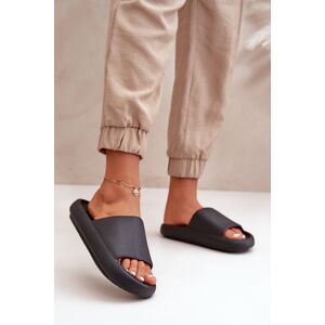 Boto Pe1 Dámske Ľahké Penové Šľapky Na Hrubej Podrážke Čierne Querceria Čierna 36 Boto Pe1 Dámske Ľahké Penové Šľapky Na Hrubej Podrážke Čierne Querceria Čierna 36