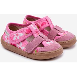 Barefoot Detské Papuče Milami Pink Strawberry Lumi Biela 21 Barefoot Detské Papuče Milami Pink Strawberry Lumi Biela 21