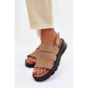 BIG STAR SHOES Dámske Semišové Sandále Big Star Čierna 39 BIG STAR SHOES Dámske Semišové Sandále Big Star Čierna 39