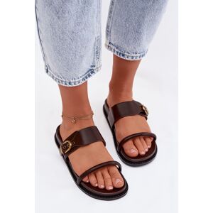 Boto Dámske Hnedé Šľapky S prackou Sarilisse Hnedá 41 Boto Dámske Hnedé Šľapky S prackou Sarilisse Hnedá 41