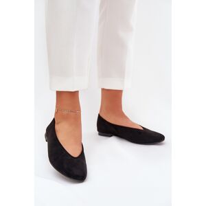 Boto Klasické Baleríny Z Eko Zamše Čierne Osallin Čierna 37 Boto Klasické Baleríny Z Eko Zamše Čierne Osallin Čierna 37