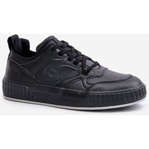 Big Star Shoes Pánske Tenisky Z Eko Kože Big Star Čierna 43-46 Big Star Shoes Pánske Tenisky Z Eko Kože Big Star Čierna 43-46