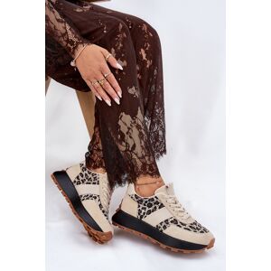 Zamatové Dámske Sneakers Na Platforme Panther Vinceza Krémová 37 Zamatové Dámske Sneakers Na Platforme Panther Vinceza Krémová 37