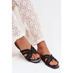 Boto Dámske Čierne Šľapky Fariella Čierna 41 Boto Dámske Čierne Šľapky Fariella Čierna 41