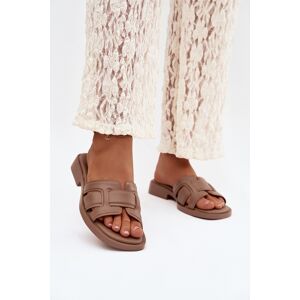 Boto Dámske Šľapky Lorania Tmavo Béžové Hnedá 40 Boto Dámske Šľapky Lorania Tmavo Béžové Hnedá 40