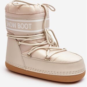 Boto Dámske Zimné Topánky Kesi Krémová 35 Boto Dámske Zimné Topánky Kesi Krémová 35