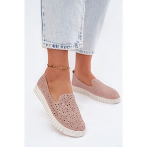 Boto Dámske Slip-On Topánky Prachovo Ružové Biela 39 Boto Dámske Slip-On Topánky Prachovo Ružové Biela 39
