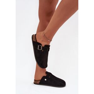 Big Star Shoes Dámske Klumpa Na Korkovej Platforme So Striebornou Sponou Big Star Čierna 38 Big Star Shoes Dámske Klumpa Na Korkovej Platforme So Striebornou Sponou Big Star Čierna 38