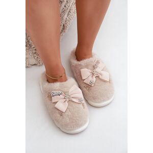 Boto Ps1 Chlpaté Papuče S Mašľou A Ozdobami Béžové Annalira Krémová 38/39 Boto Ps1 Chlpaté Papuče S Mašľou A Ozdobami Béžové Annalira Krémová 38/39