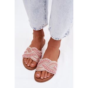 Boto Dámske Ružové Šľapky Dovima Biela 38 Boto Dámske Ružové Šľapky Dovima Biela 38