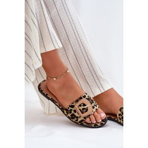 Boto Platte Dámske Sandále S Dekoratívnou Prackou Leopard Clariola 37 Boto Platte Dámske Sandále S Dekoratívnou Prackou Leopard Clariola 37