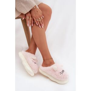 Dámske Papuče Boto Furry Smile Pink Krémová 36-37 Dámske Papuče Boto Furry Smile Pink Krémová 36-37