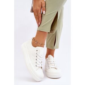 Dámske Tenisky Big Star Shoes Ecru Biela 37 Dámske Tenisky Big Star Shoes Ecru Biela 37
