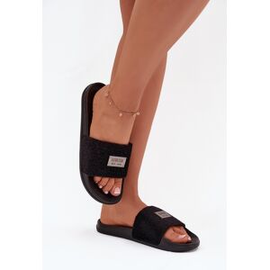 Big Star Shoes Dámske Šľapky Na Pěnové Podešvi S Kožušinou Big Star Čierna 40 Big Star Shoes Dámske Šľapky Na Pěnové Podešvi S Kožušinou Big Star Čierna 40