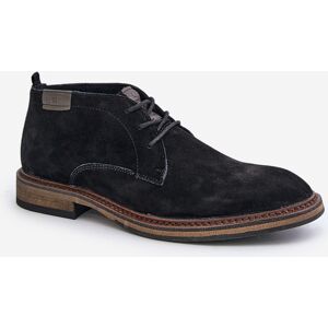 Big Star Shoes Semišové Pánske Čižmy Na Šnurovanie Čierne Big Star Čierna 45 Big Star Shoes Semišové Pánske Čižmy Na Šnurovanie Čierne Big Star Čierna 45