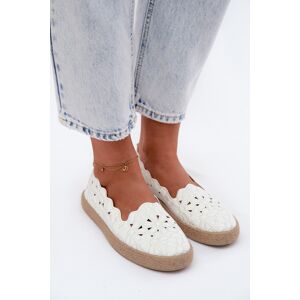 Boto Dámske Kvetinové Espadrilky Evento Biele Biela 39 Boto Dámske Kvetinové Espadrilky Evento Biele Biela 39