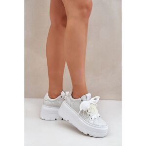 Kožené Sneakersy Na Platforme Chebello Šedá 38 Kožené Sneakersy Na Platforme Chebello Šedá 38