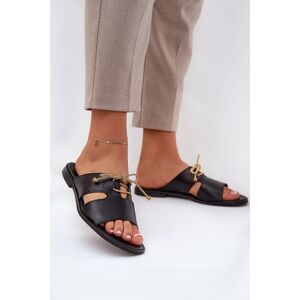 Dámske Kožené Sandále Na Plochom Podpätku Zazoo 3022 Čierne Čierna 37 Dámske Kožené Sandále Na Plochom Podpätku Zazoo 3022 Čierne Čierna 37